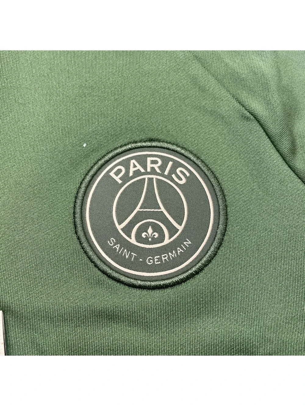 Jordan Paris Saint Germain (Fourth)Authentic Quarter Zip - Green Boys Medium NWT